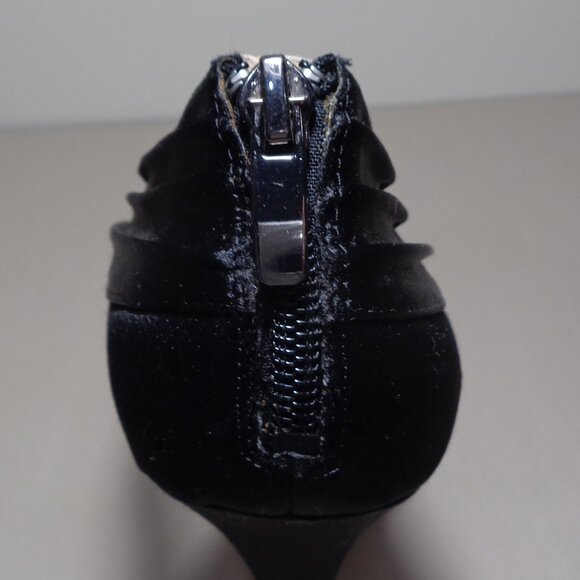 Enzo Angiolini Size 9.5 M / SLENDOR  / Black / Satin / Sandals New Women's Shoes - Picture 11 of 16